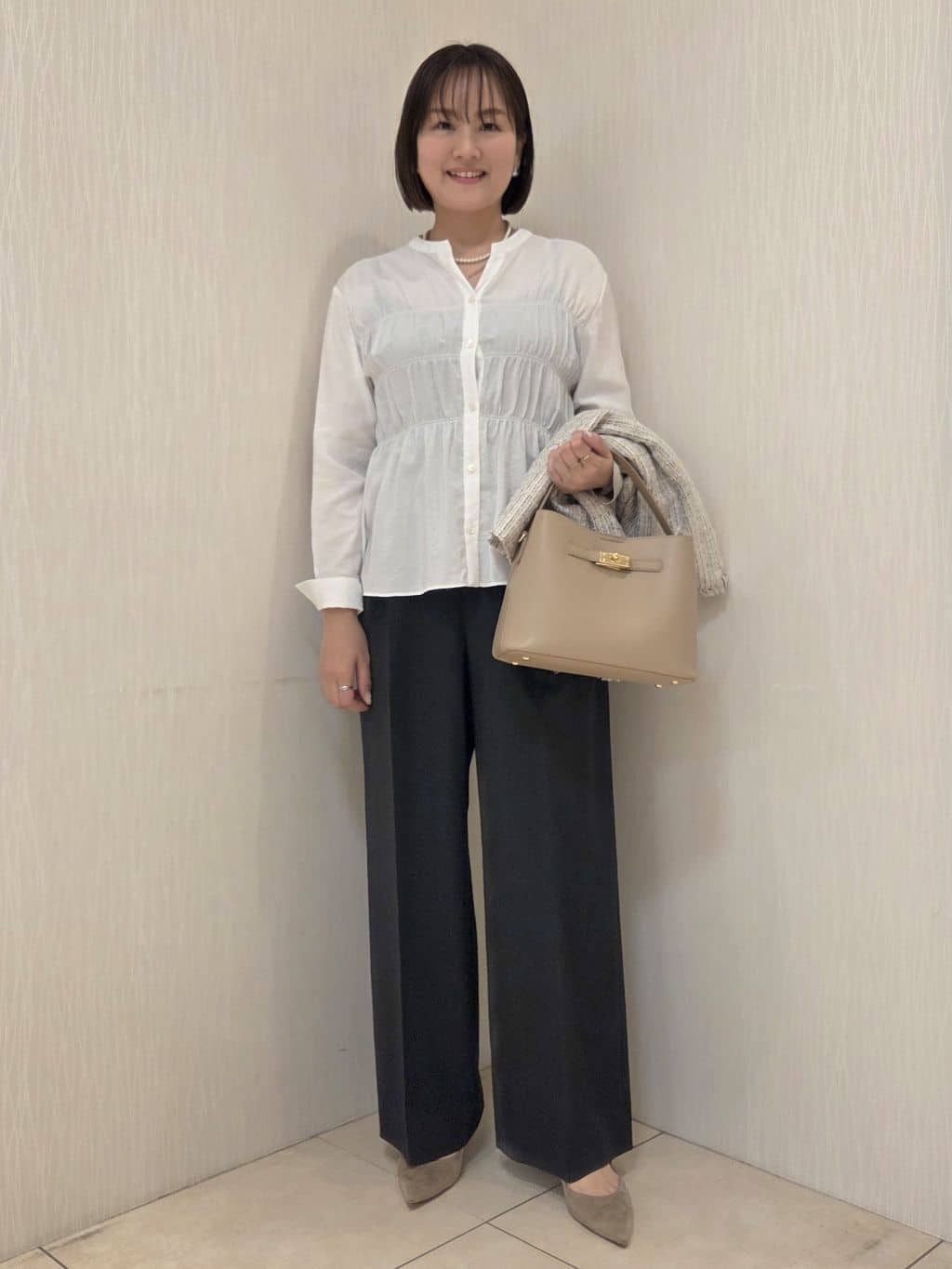 naokoさんの「UNTITLED｜【仕事着/スーツ】ファンシーツイード ジャケット」を使ったコーディネート
