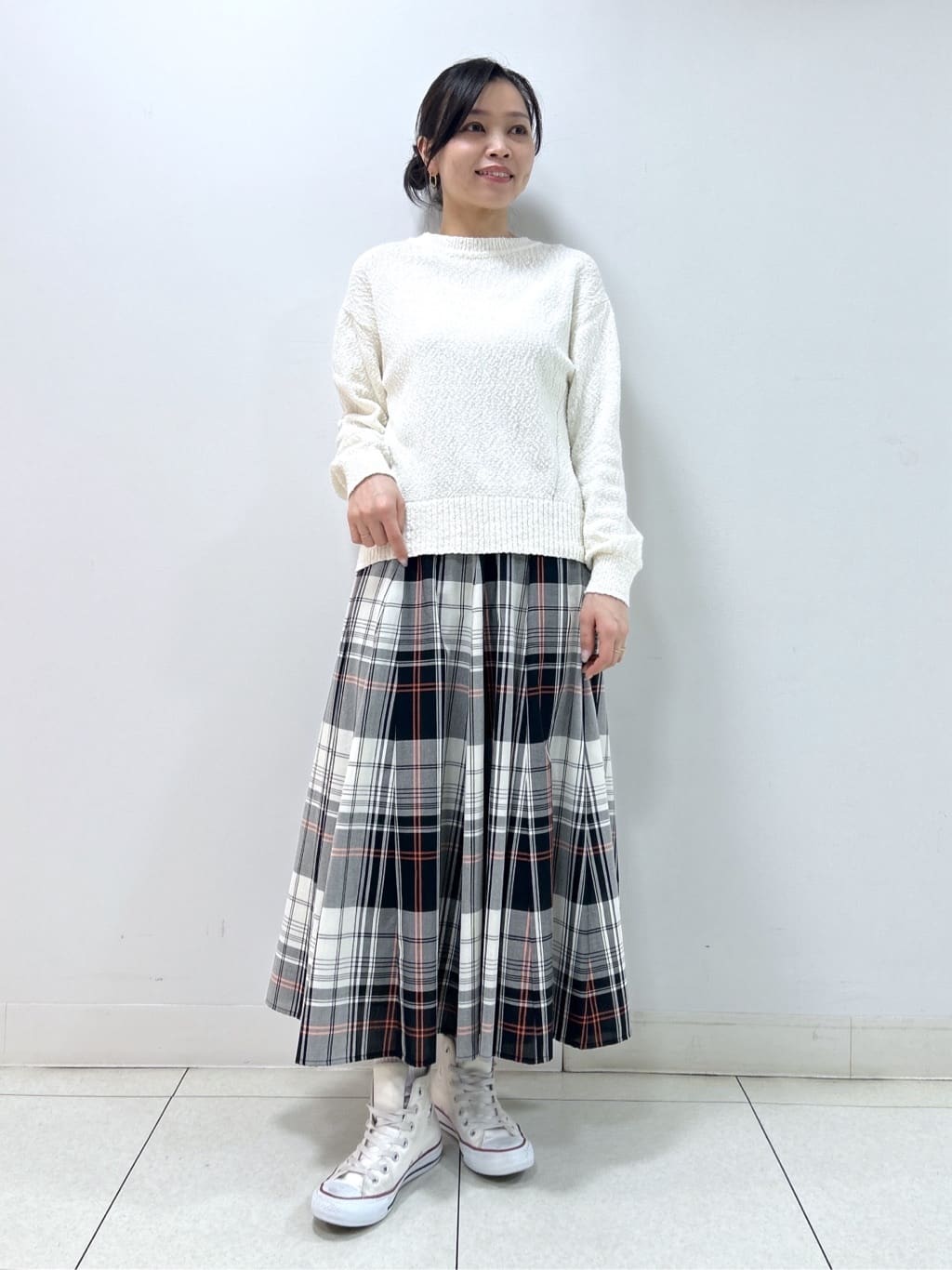 Kaiさんの「Dessin｜【洗える】ローゲージコットンニット」を使ったコーディネート