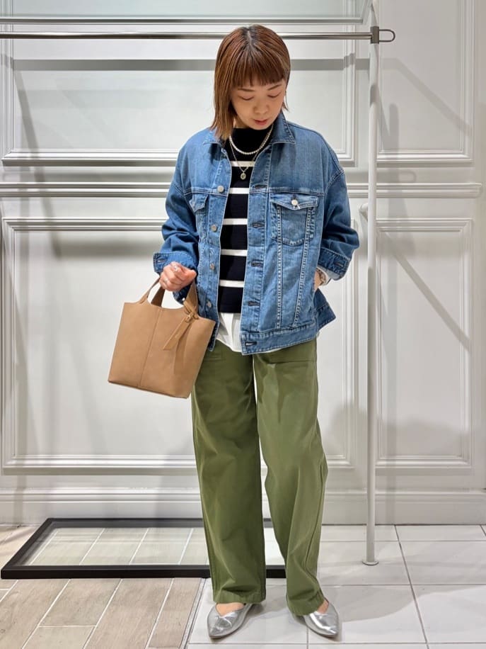 AKKOさんの「UNTITLED｜◆【ゆったり/洗える】クロップドニットプルオーバー」を使ったコーディネート