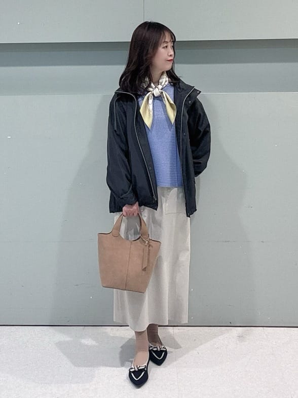 makiさんの「UNTITLED｜◆【洗える/光沢感】ファンシーヤーンニット」を使ったコーディネート