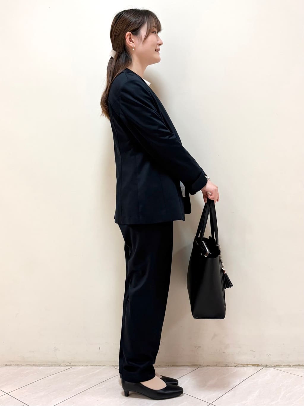 mikiさんの「Reflect｜【SS-4Lサイズ／UVカット／接触冷感】匠ジャケット／ロングテーラード」を使ったコーディネート