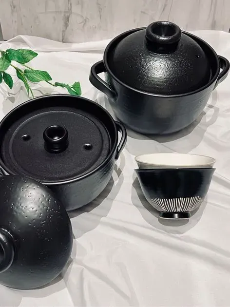 ごはん土鍋 2合炊き BK（鍋） | 212 KITCHEN STORE（トゥーワントゥー