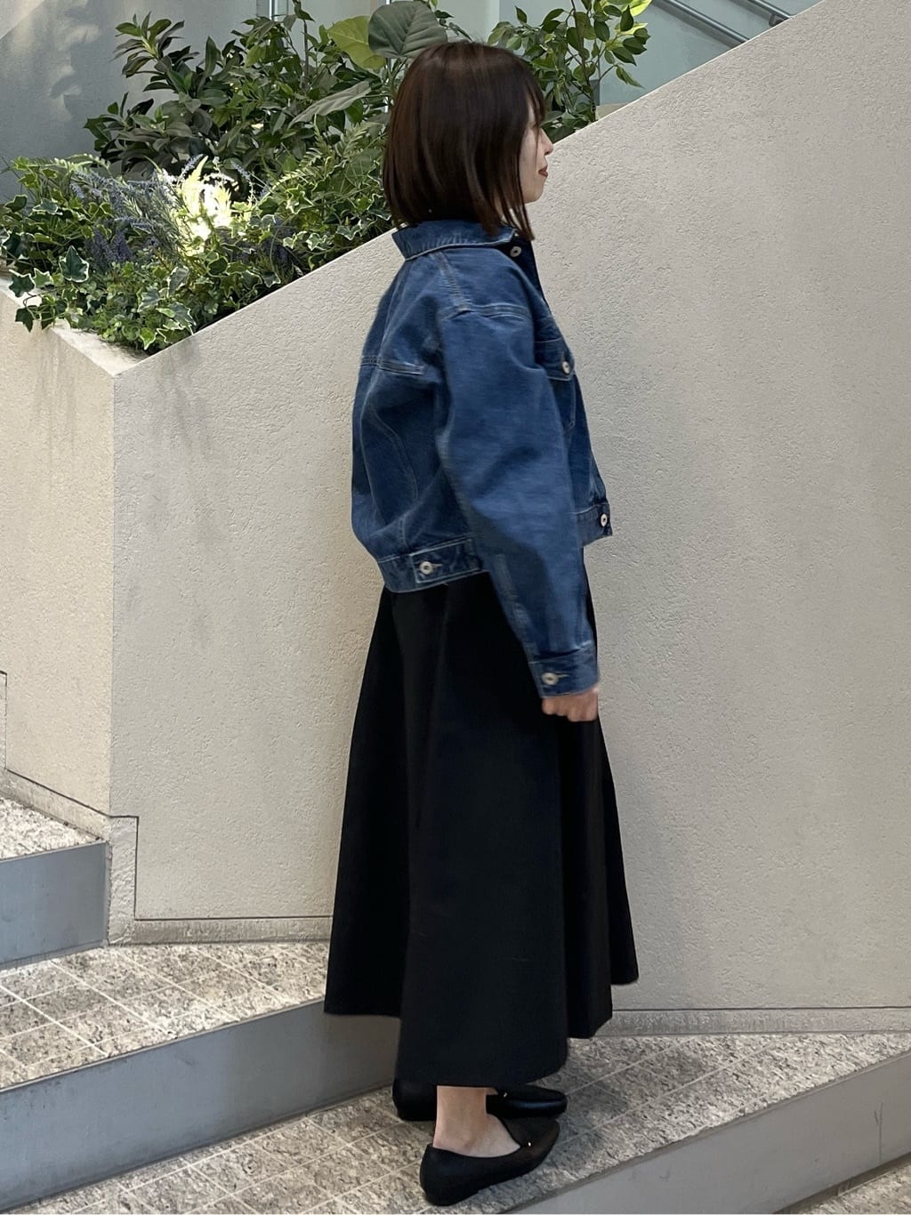 mikiさんの「OPAQUE.CLIP｜デニムジャケット【洗濯機OK】」を使ったコーディネート