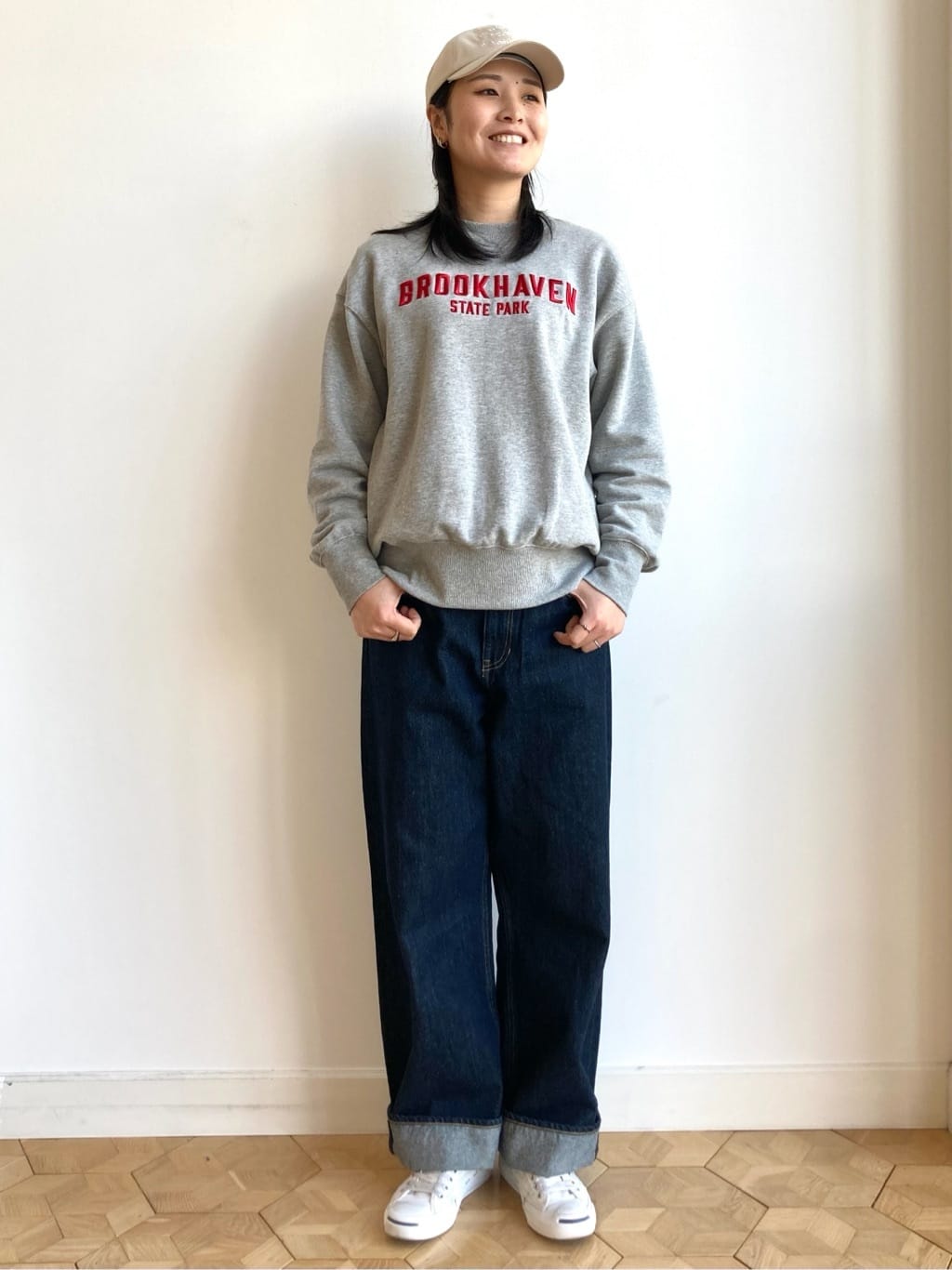 nakagawaさんの「Dessin｜オーガニック裏毛スウェット」を使ったコーディネート