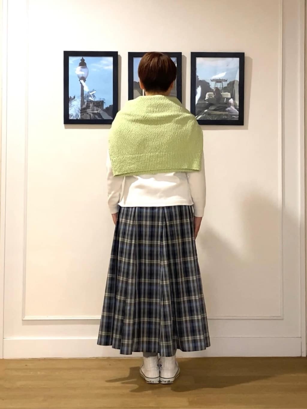 Hiroさんの「Dessin｜【洗える】ローゲージコットンニット」を使ったコーディネート