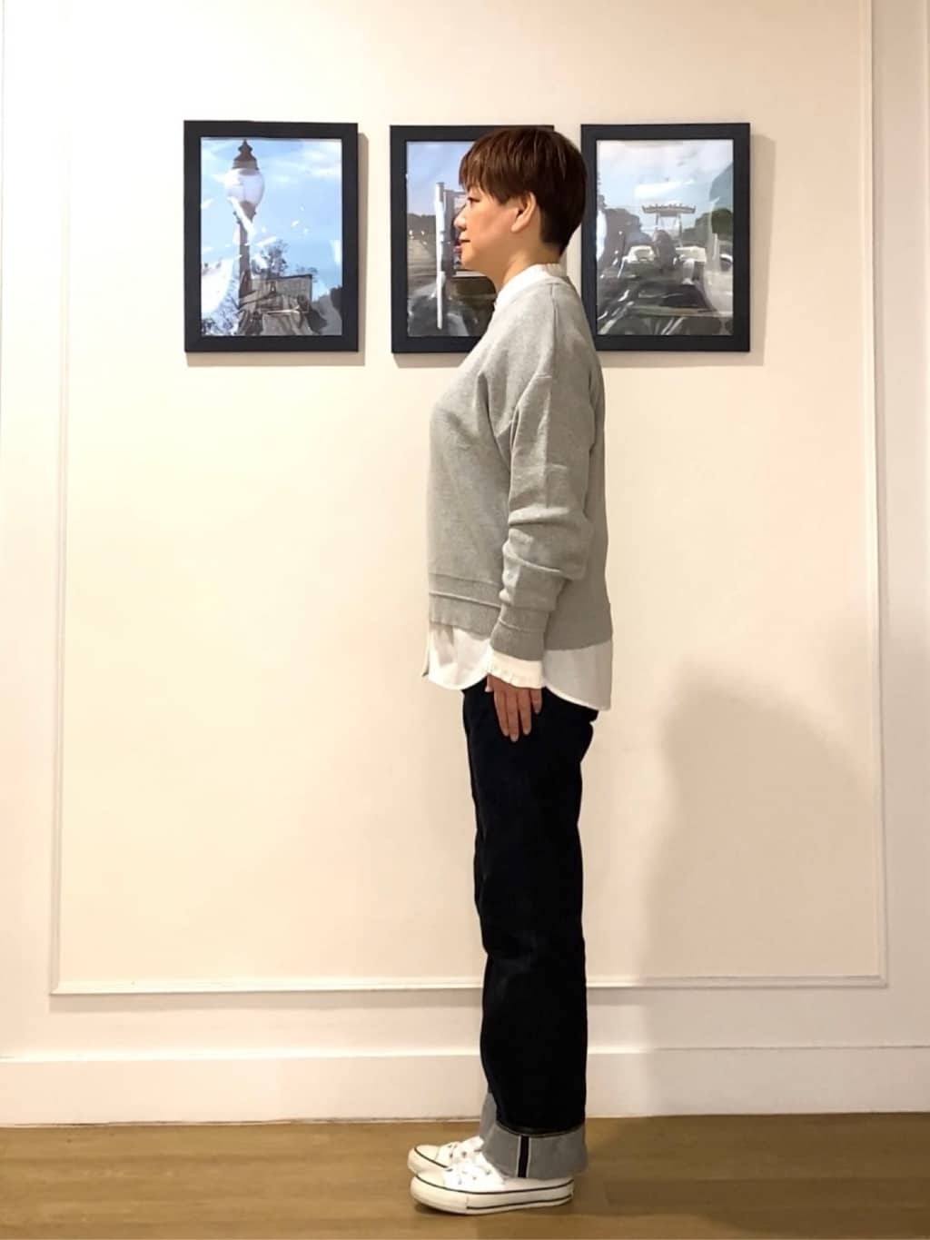Hiroさんの「Dessin｜【ユニセックス/洗える】ロゴ刺繍入りコットンジャカード」を使ったコーディネート