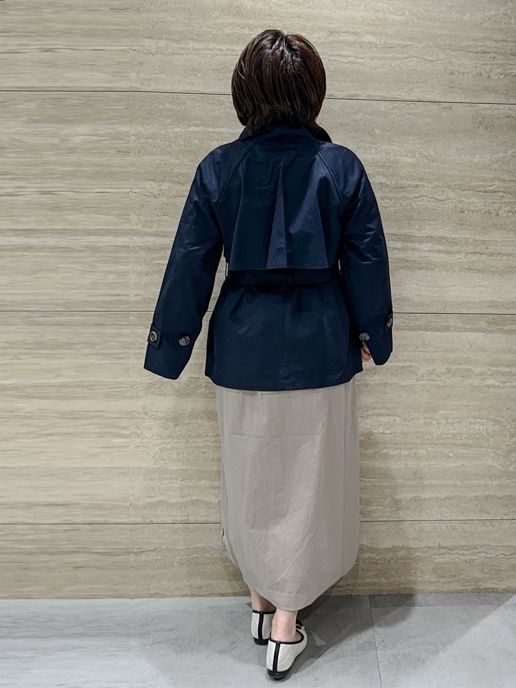 NAMIさんの「OPAQUE.CLIP｜ミドルトレンチコート【洗濯機OK】」を使ったコーディネート
