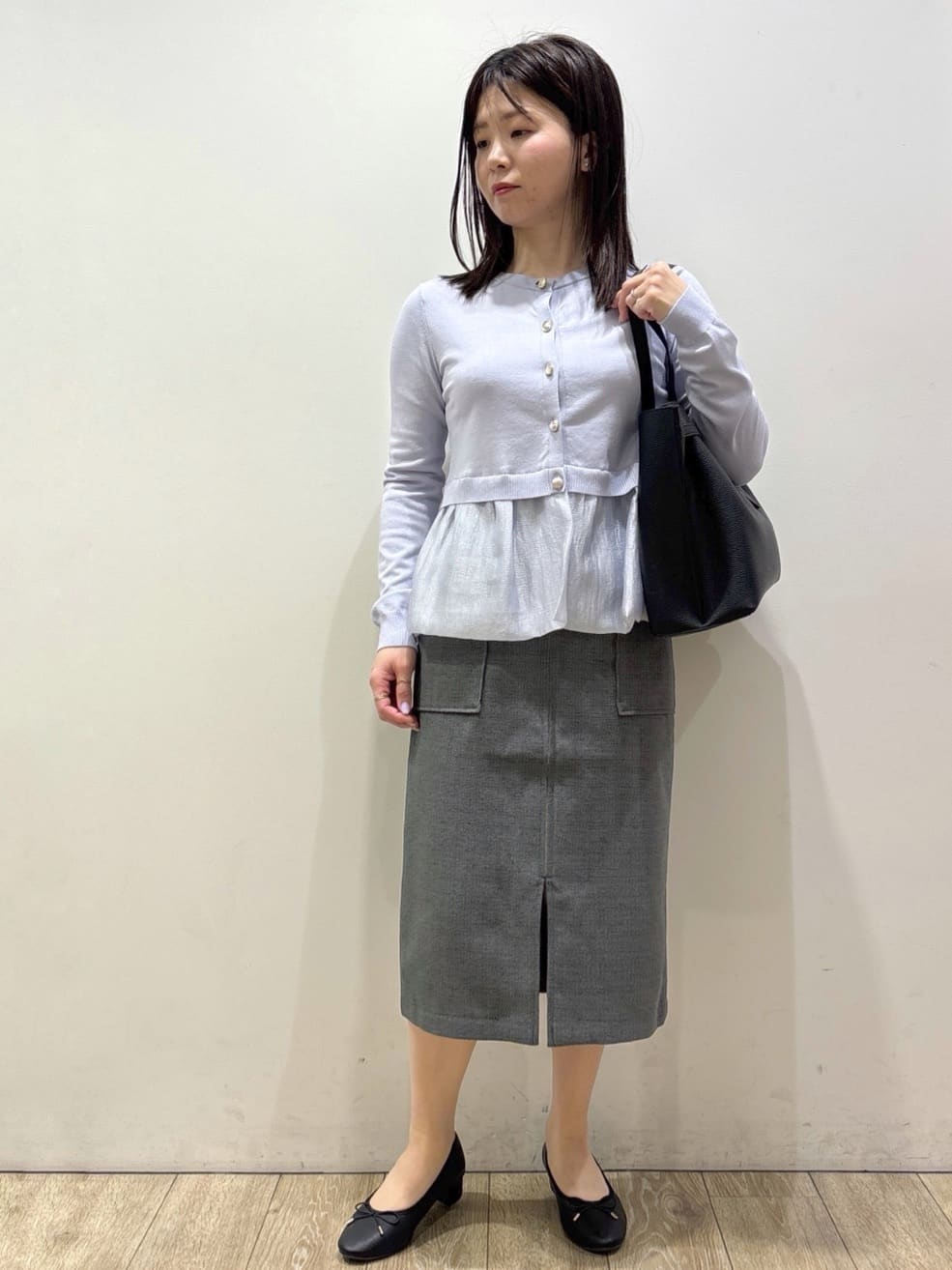 mameさんの「index｜撥水トレンチコート【洗濯機OK／花粉対応】《XS～3L》」を使ったコーディネート