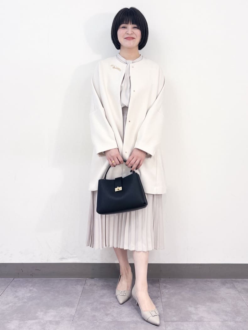 misaさんの「OPAQUE.CLIP｜《通勤対応》 コットンツイードジャケット」を使ったコーディネート