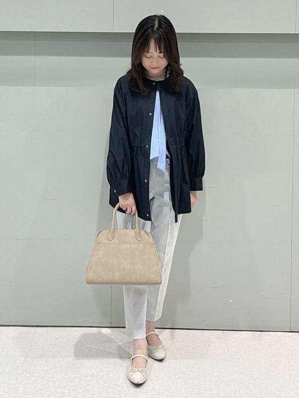 makiさんの「UNTITLED｜◆【はっ水】ライトコットンミリタリーコート」を使ったコーディネート