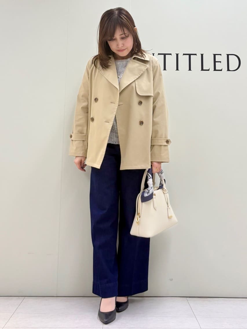 Sakaiさんの「UNTITLED｜◆【洗える】ツイードドルマンブラウス」を使ったコーディネート