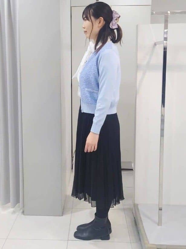 AZUSAさんの「Reflect｜【着映え◎】ツイード風ニットカーディガン」を使ったコーディネート