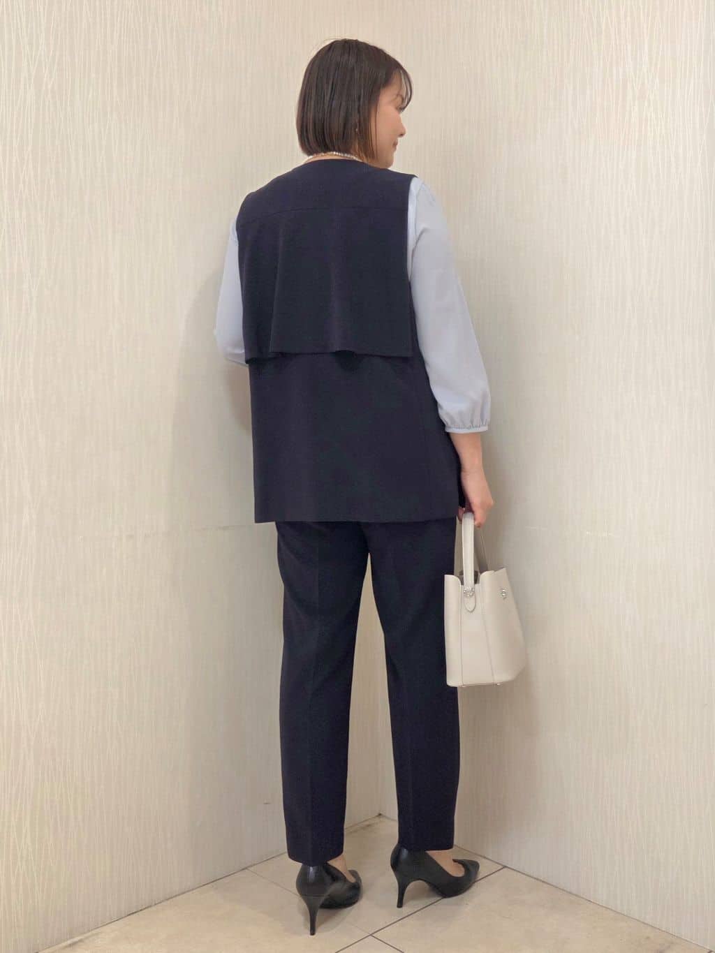 naokoさんの「UNTITLED｜◆【通年活躍/洗えるスーツ】テーラードジャケット」を使ったコーディネート