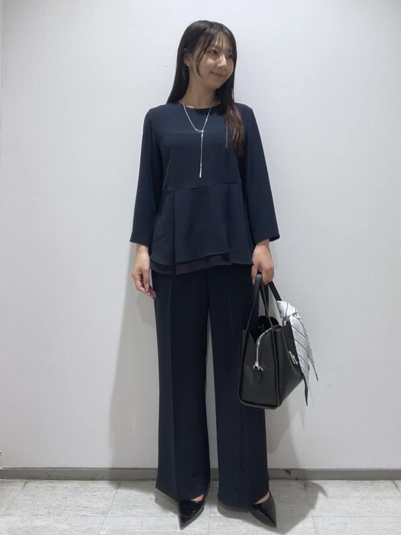 meiさんの「INDIVI｜【軽量】ブークレジャケット ニットカーディガン」を使ったコーディネート