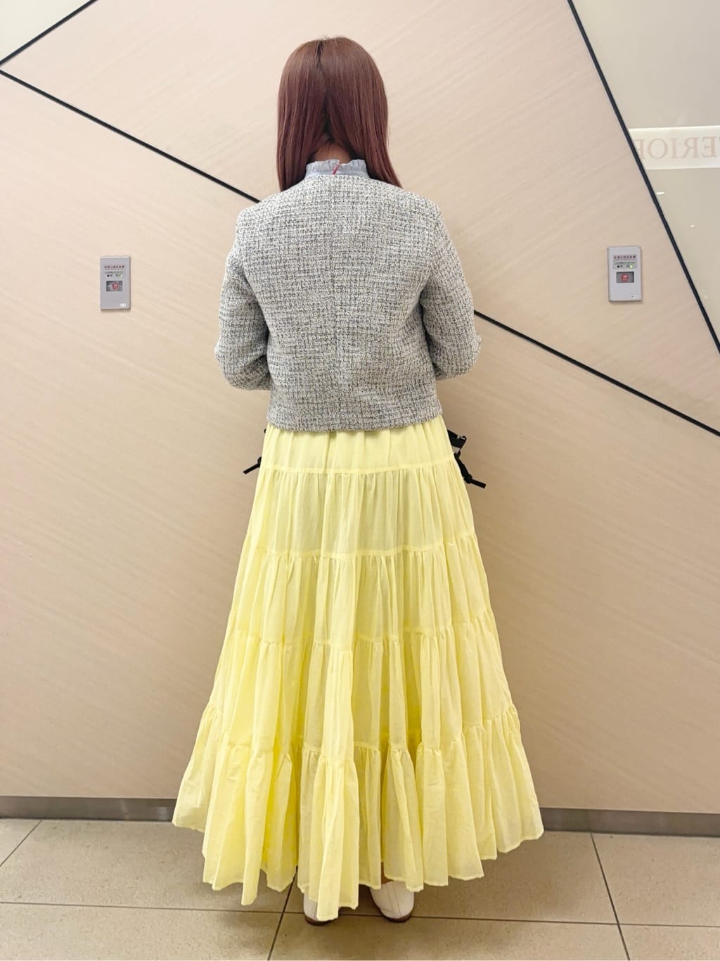 Rinaさんの「DRESSTERIOR｜【再入荷】コットンボイルティアードスカート」を使ったコーディネート