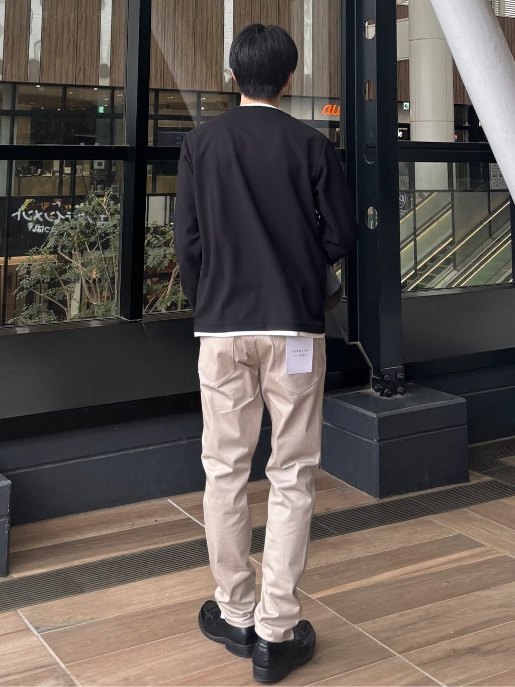 うらしーさんの「THE SHOP TK｜FLEX LINE ストレッチリブブルゾン　ストレッチ/防シワ/マシンウォッシャブル/セットアップ可」を使ったコーディネート