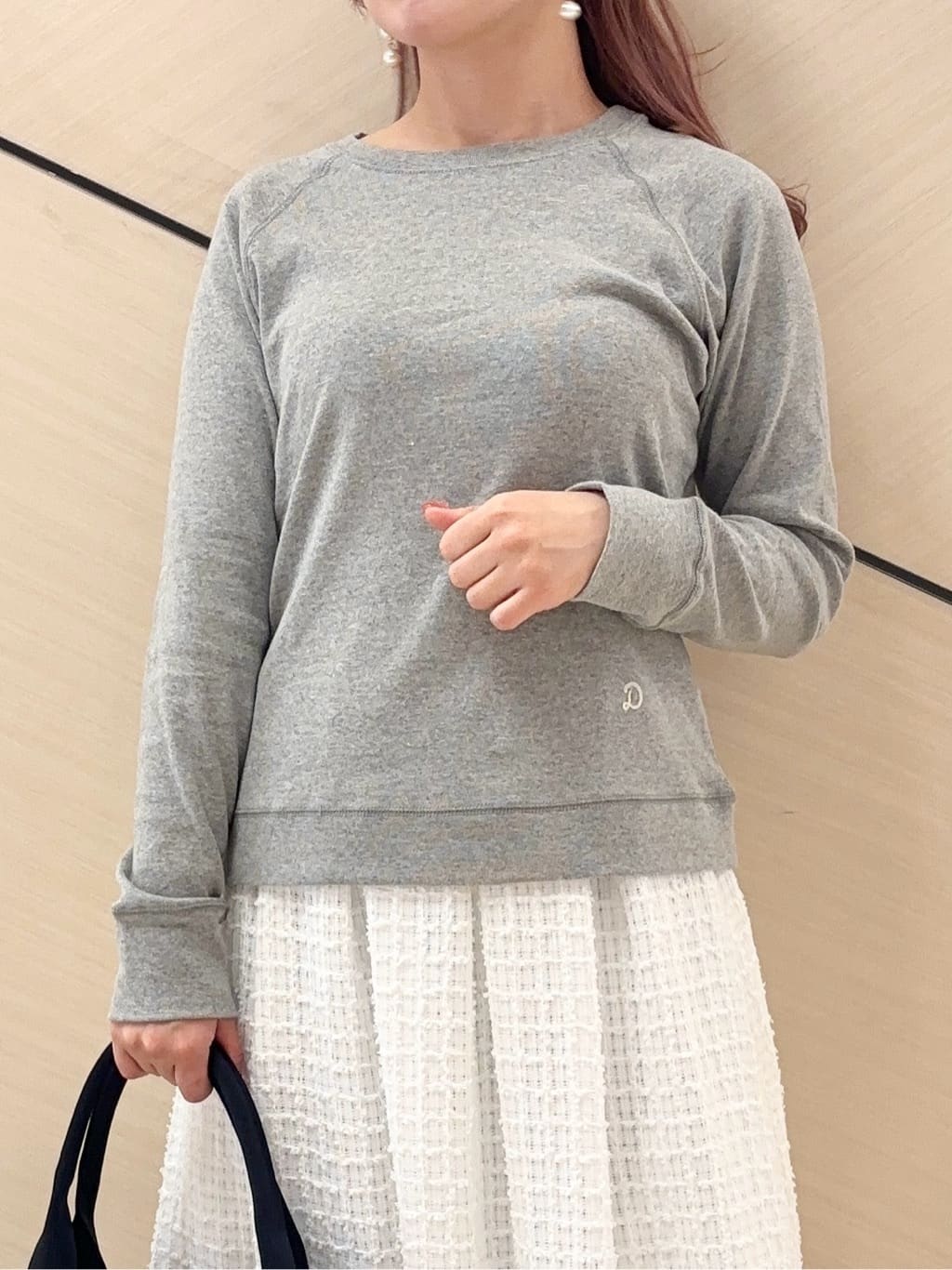 Rinaさんの「DRESSTERIOR｜【otonaMUSE5月号掲載】ボーダーニットラージトート」を使ったコーディネート