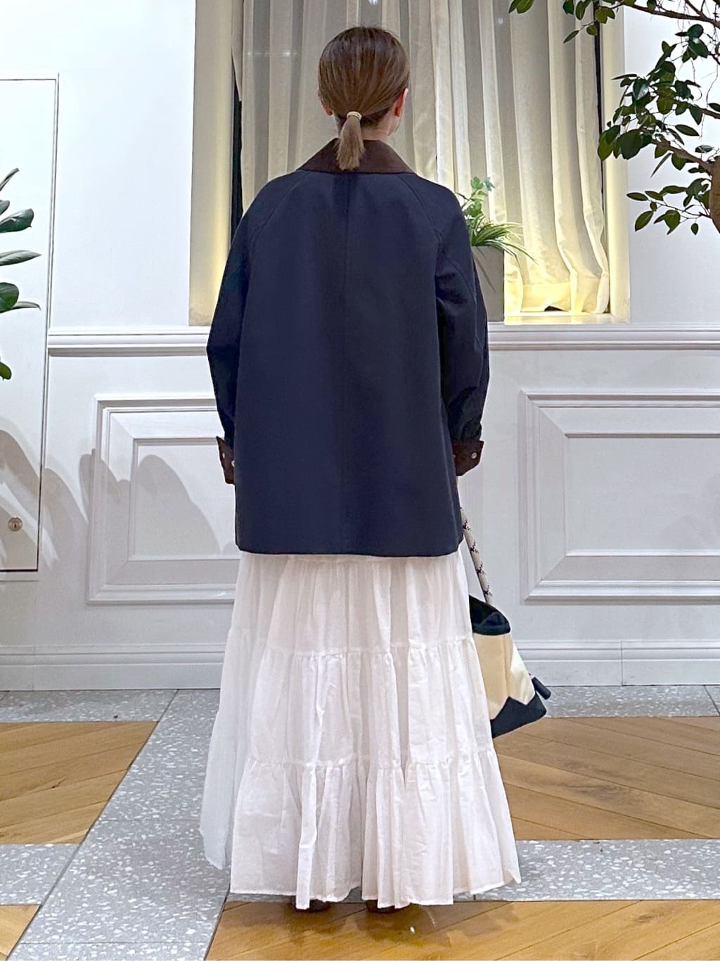 なべこさんの「DRESSTERIOR｜【ウォッシャブル】スプリング ハンティングジャケット」を使ったコーディネート