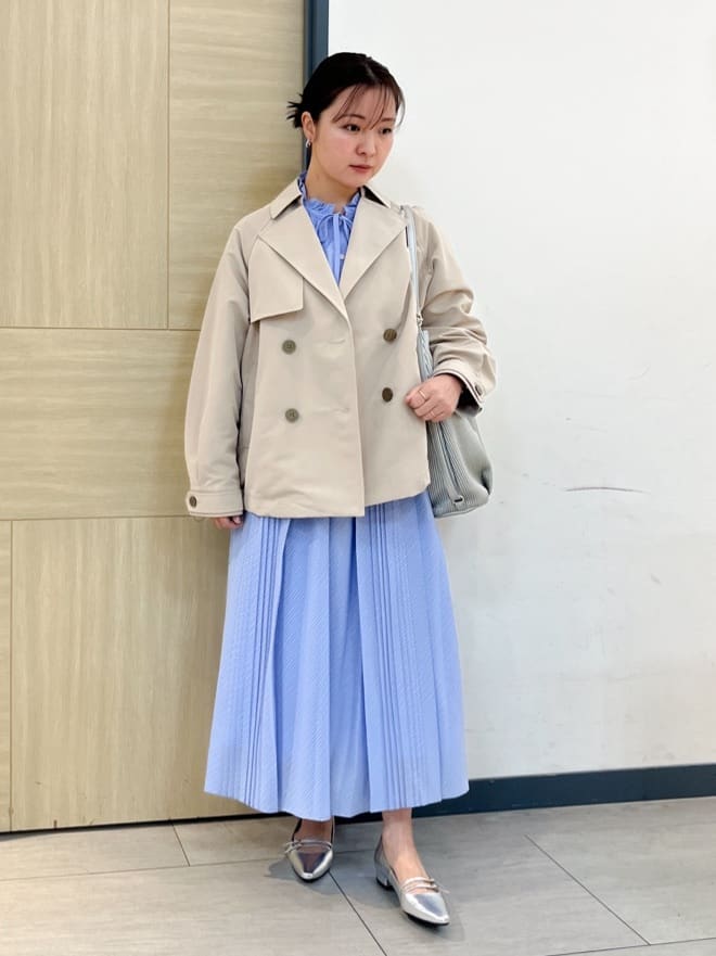 YOさんの「grove｜ダブルベルトパンプス」を使ったコーディネート