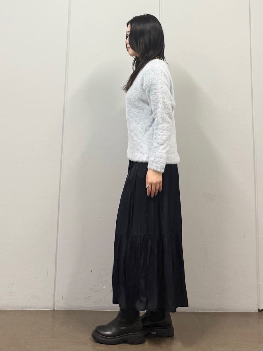 mizukiさんの「INDIVI｜【軽羽織り】フーディーライトコート」を使ったコーディネート