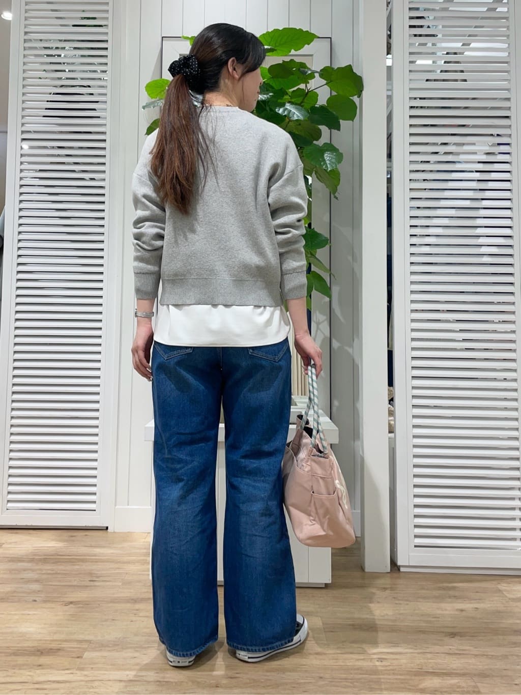 KANNAさんの「Dessin｜【洗える】リラックスフレアシルエット12OZデニム」を使ったコーディネート