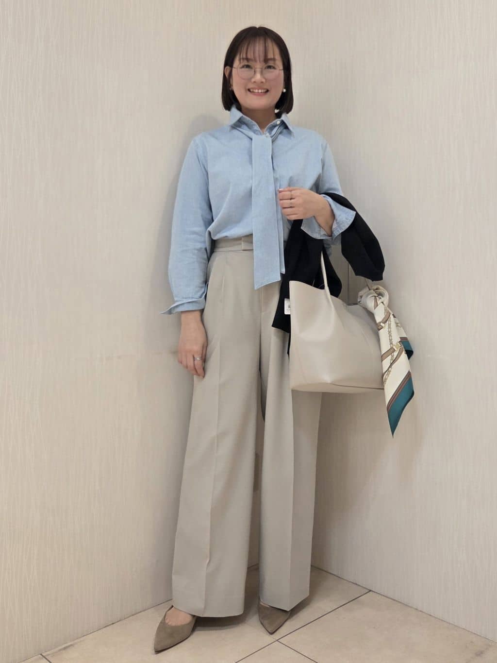 naokoさんの「UNTITLED｜【洗える】ミラノリブニット」を使ったコーディネート