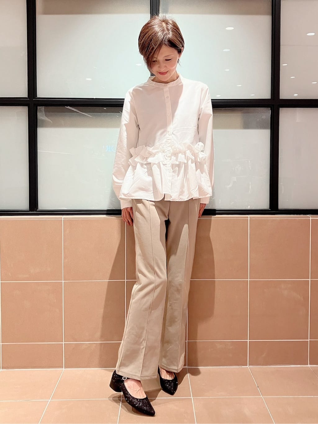 Ｋさんの「ESPERANZA｜甲ストラップシアーパンプス」を使ったコーディネート