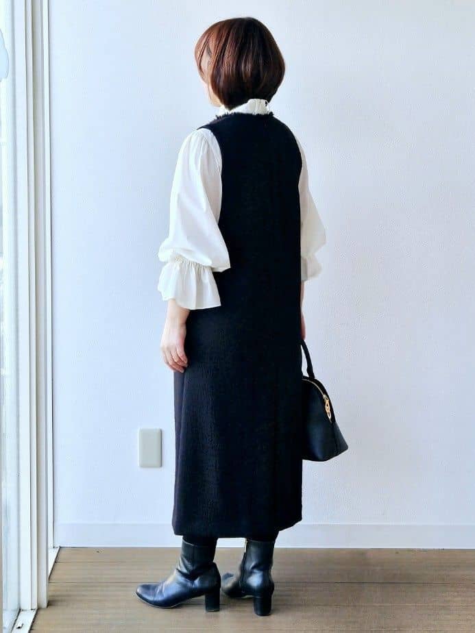 やじまさんの「UNTITLED｜◆【セレモニー/華やか】2WAYボウタイブラウス」を使ったコーディネート