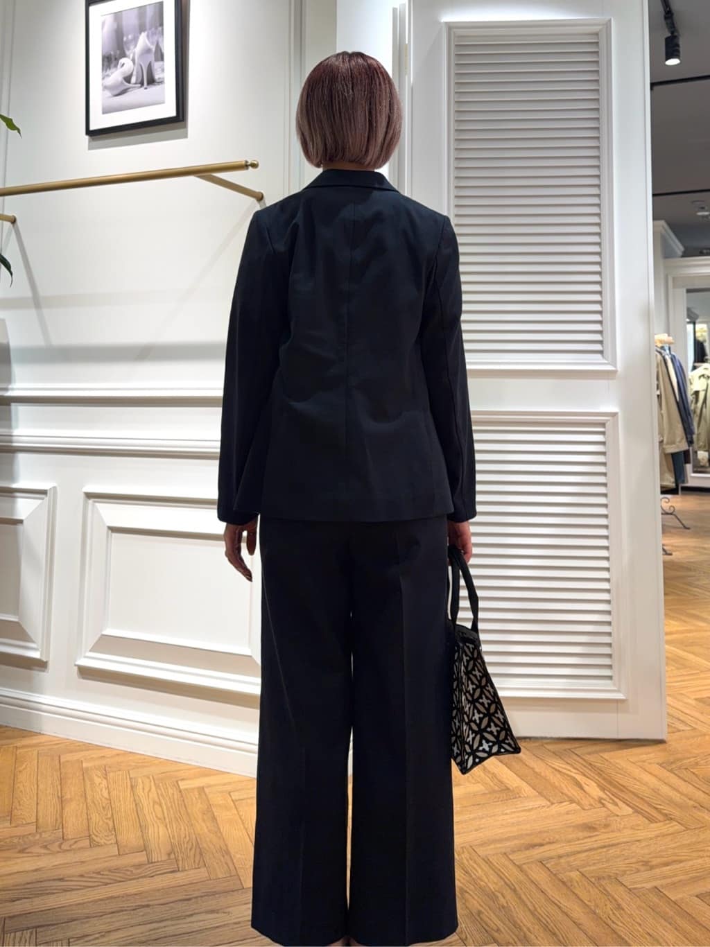 renaさんの「DRESSTERIOR｜【セットアップ可/吸水速乾/ウォッシャブル】リネンブレンドオックスダブルジャケット」を使ったコーディネート