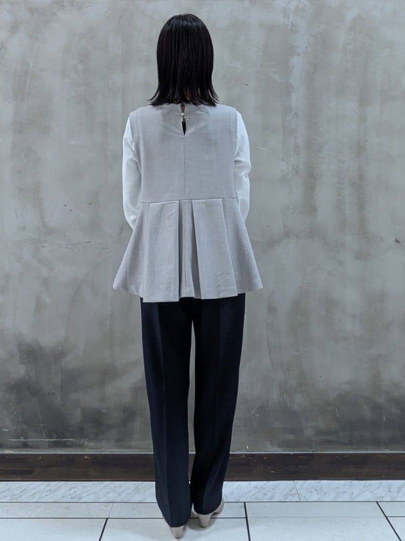 shioさんの「grove｜【マシンウォッシュ/防シワ/S-3L】着回しできるカセット服テーパードパンツ」を使ったコーディネート