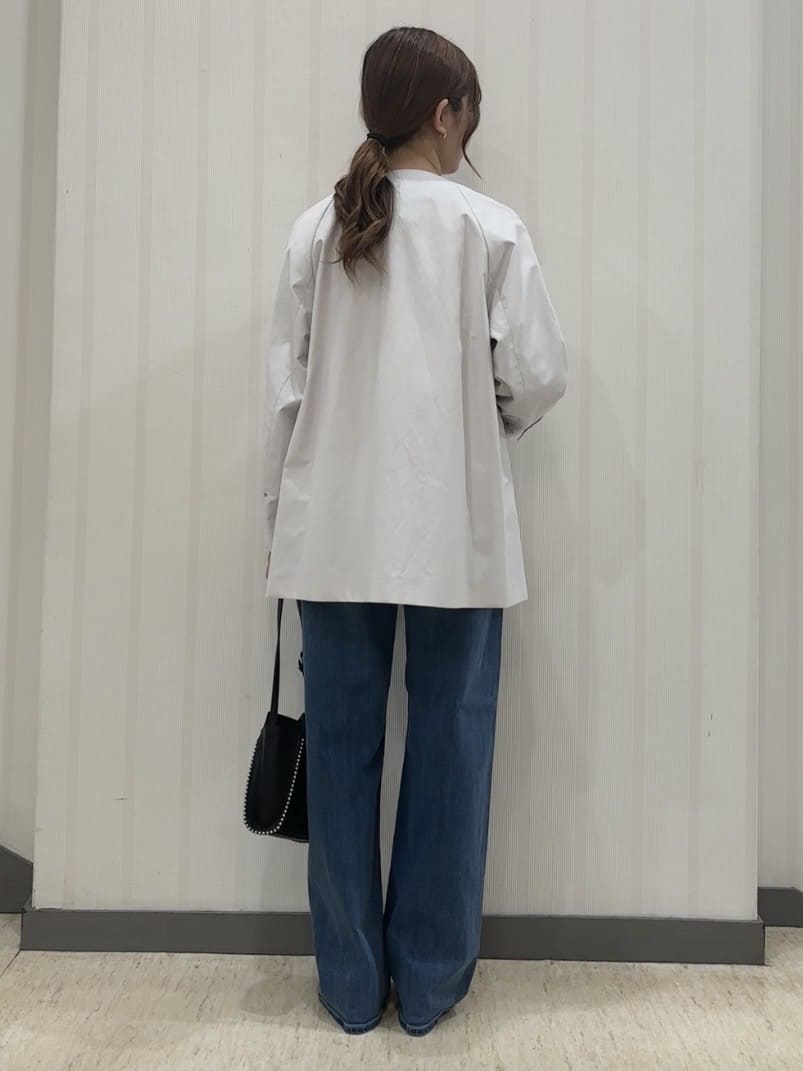 ちひさんの「INDIVI｜【洗える／アンサンブル可能】シンプルデザインニット」を使ったコーディネート