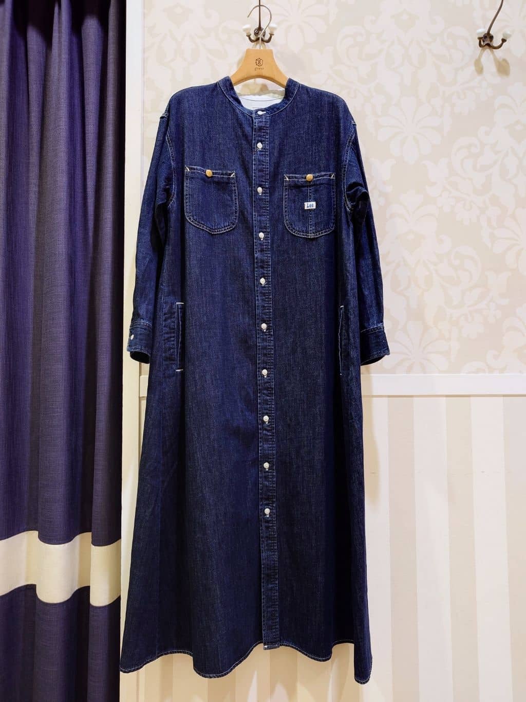 milkaさんの「grove｜【Lee&times;grove別注】LOCO FLARE DRESS」を使ったコーディネート