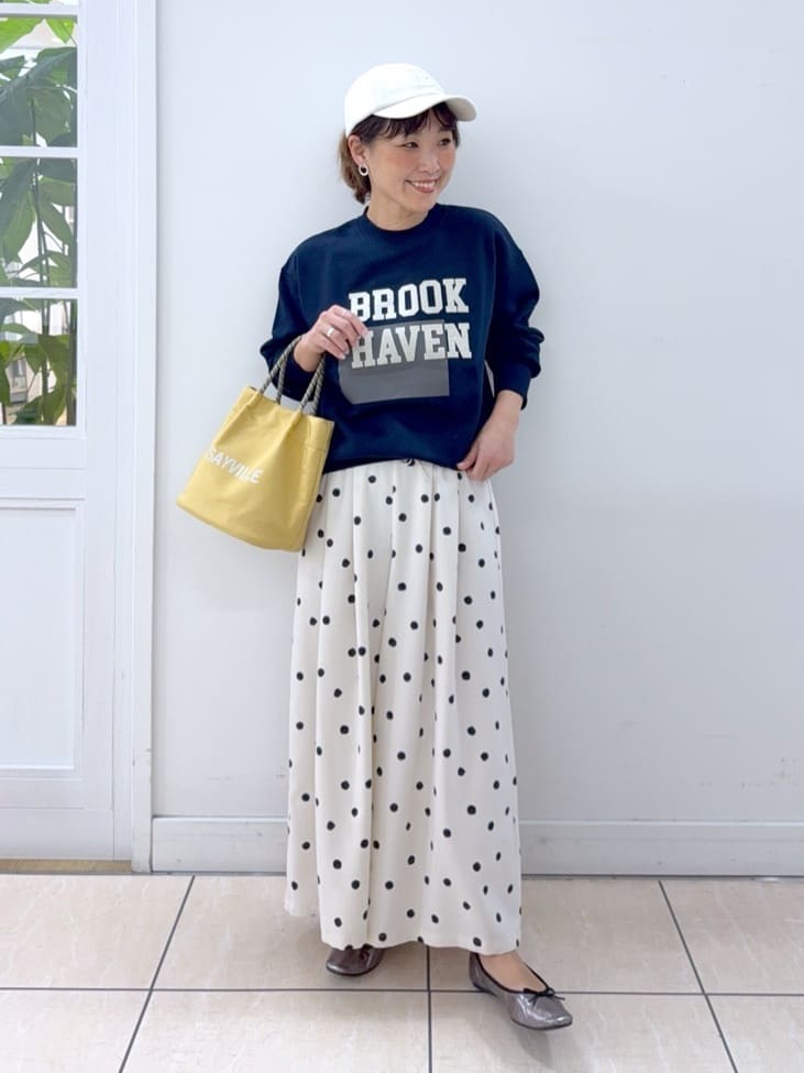 Osawaさんの「Dessin｜【ユニセックス／リンクコーデ】  ロゴ刺繍キャップ」を使ったコーディネート