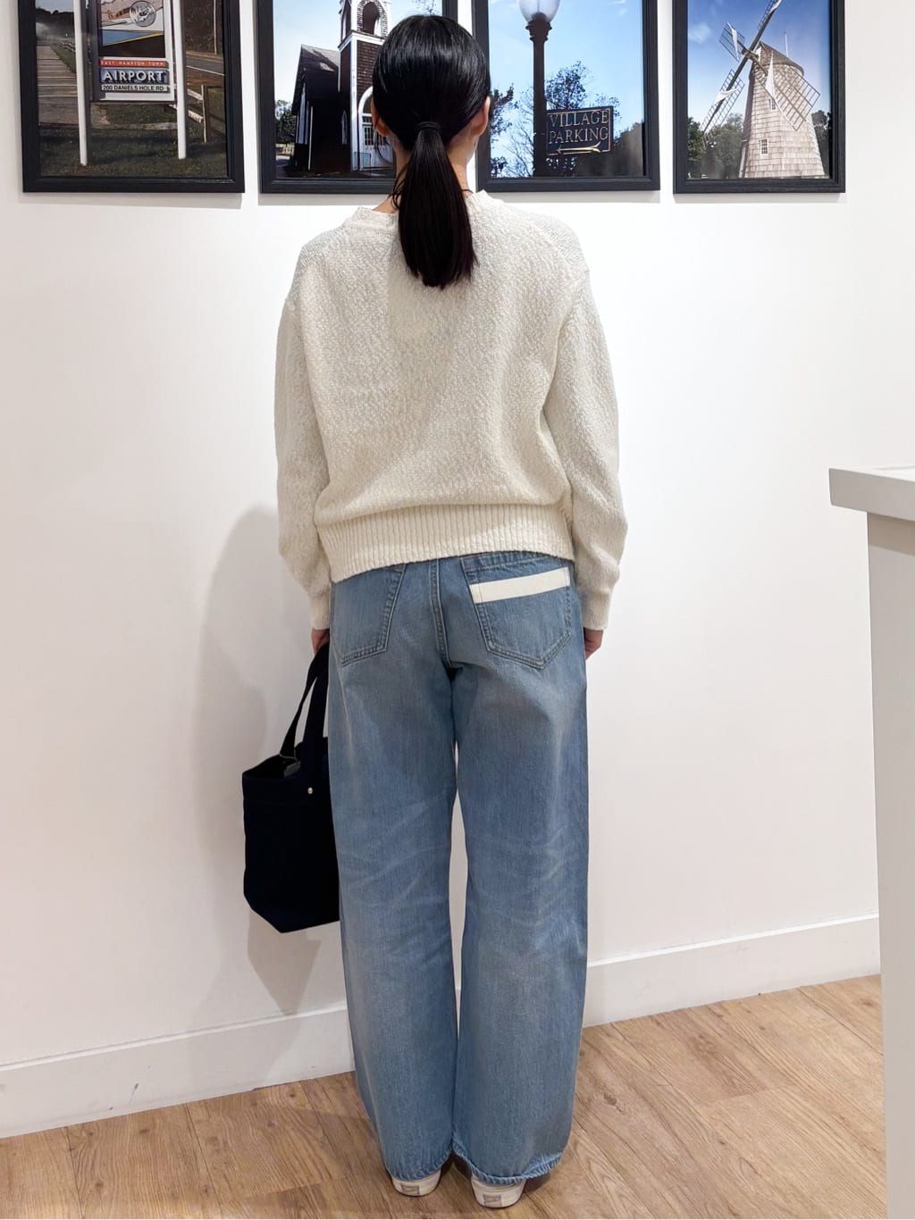 Ririkaさんの「Dessin｜【洗える】ローゲージコットンニット」を使ったコーディネート