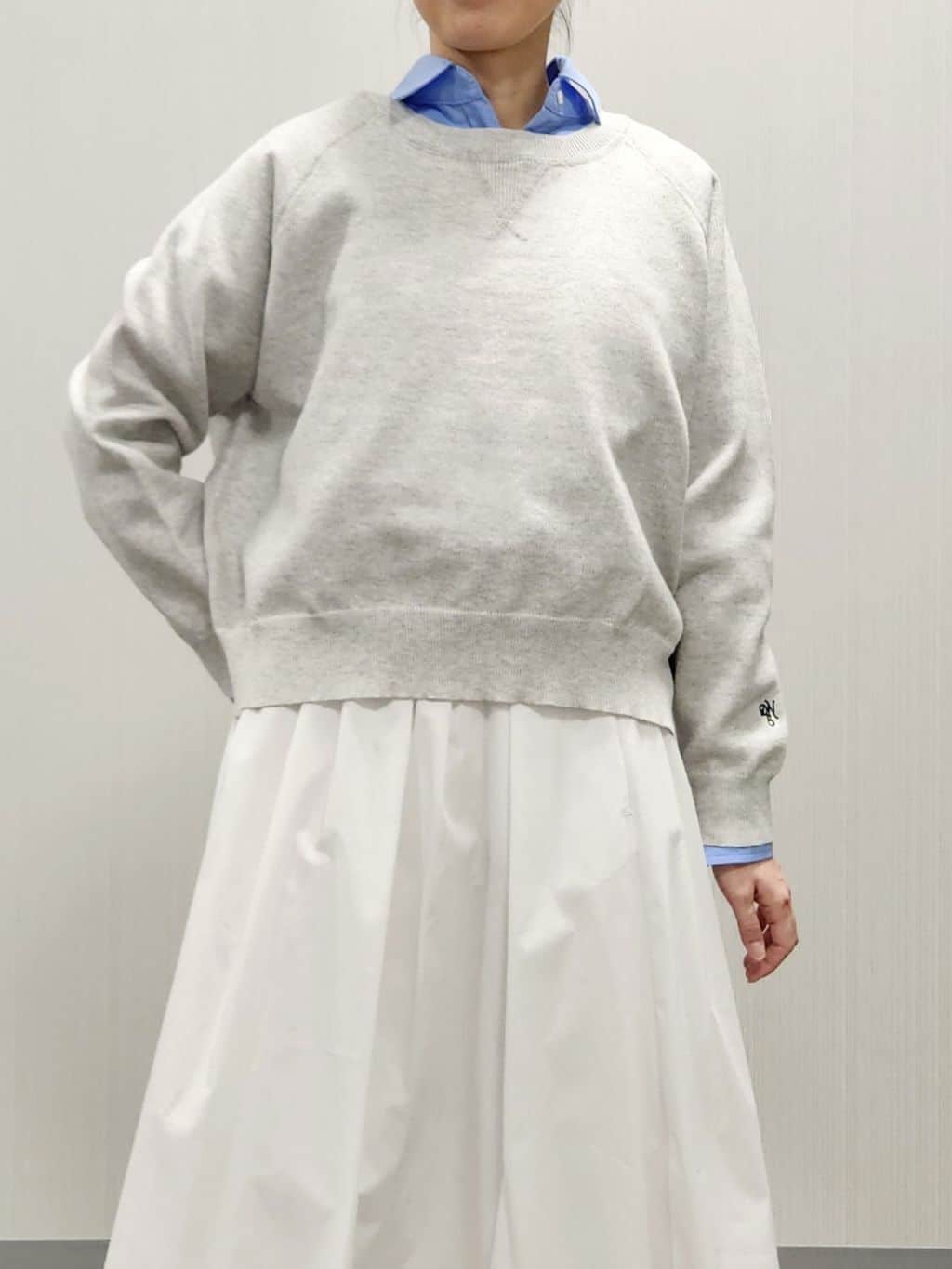 naraさんの「Dessin｜【洗える】スウェットライクニット」を使ったコーディネート