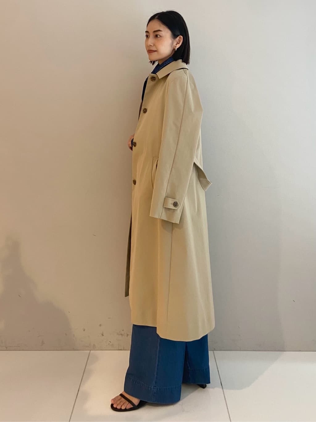 AYAさんの「UNTITLED｜◆【はっ水/洗える】タスランステンカラーコート」を使ったコーディネート