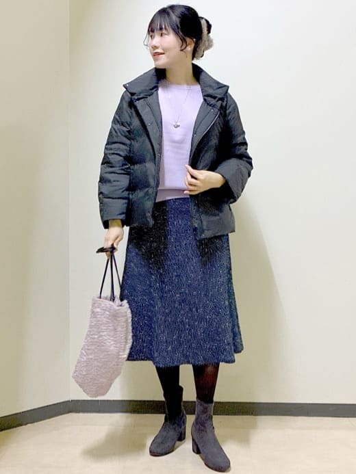  beni_gingerさんの「Reflect｜【すっきりシルエット】ショート丈ダウンコート」を使ったコーディネート