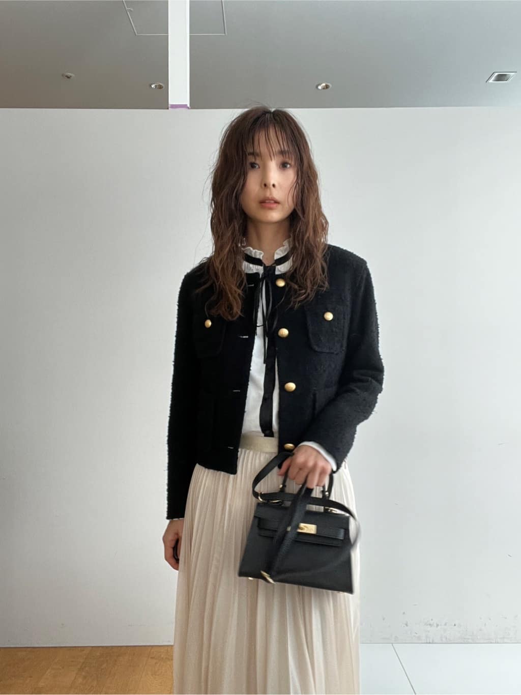 misaさんの「DRESSTERIOR｜◆【otonaMUSE5月号掲載/ウォッシャブル】ボウタイブラウス」を使ったコーディネート