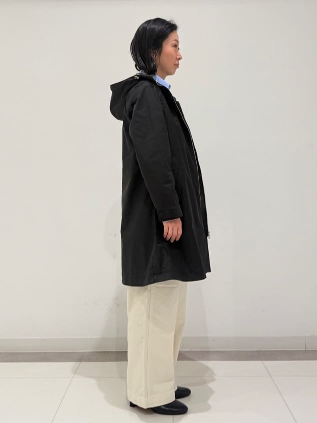 MIYAKAWAさんの「DRESSTERIOR｜【ウォッシャブル/撥水素材】撥水フーテッドツイルコート」を使ったコーディネート