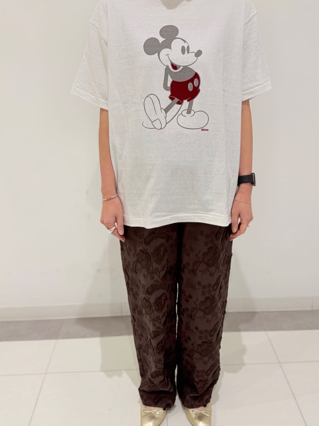 MIYAKAWAさんの「DRESSTERIOR｜【ウォッシャブル/ウエストゴム】コットンエンブロイダリー イージーパンツ」を使ったコーディネート