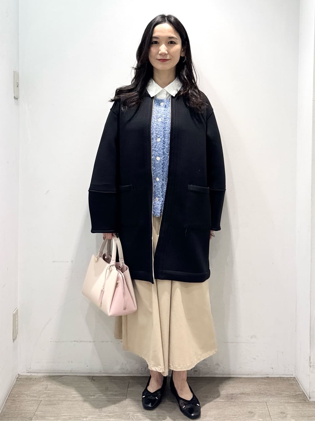 yuicciさんの「OPAQUE.CLIP｜リバーシブル配色ノーカラーコート【洗濯機OK】」を使ったコーディネート