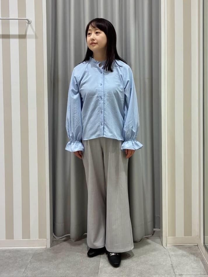 vanseさんの「SHOO･LA･RUE｜【洗濯機可/S-LL】フラップポケットがアクセント ヘリンボーンワイドパンツ」を使ったコーディネート