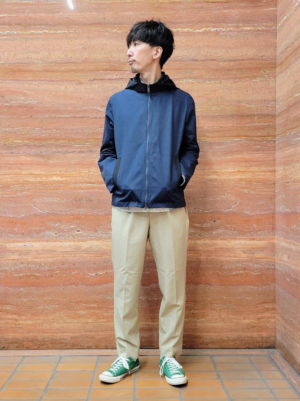 piroyaさんの「TAKEO KIKUCHI｜2WAYアクティブ ライト ブルゾン」を使ったコーディネート
