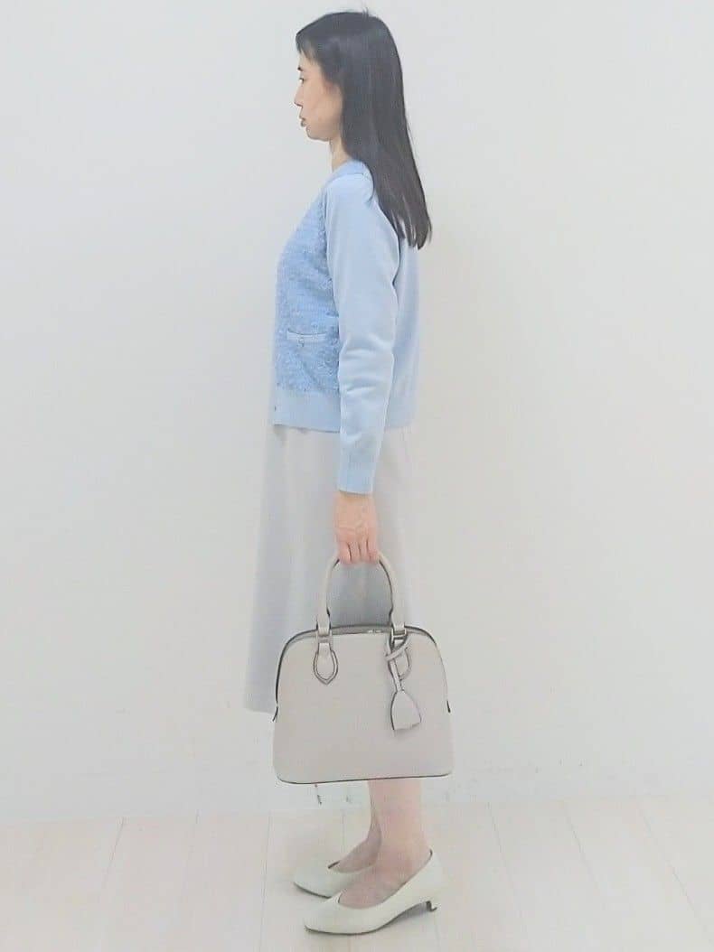 SANAさんの「Reflect｜【フォーマル／入卒／長さ調節可】淡水パールロングネックレス」を使ったコーディネート