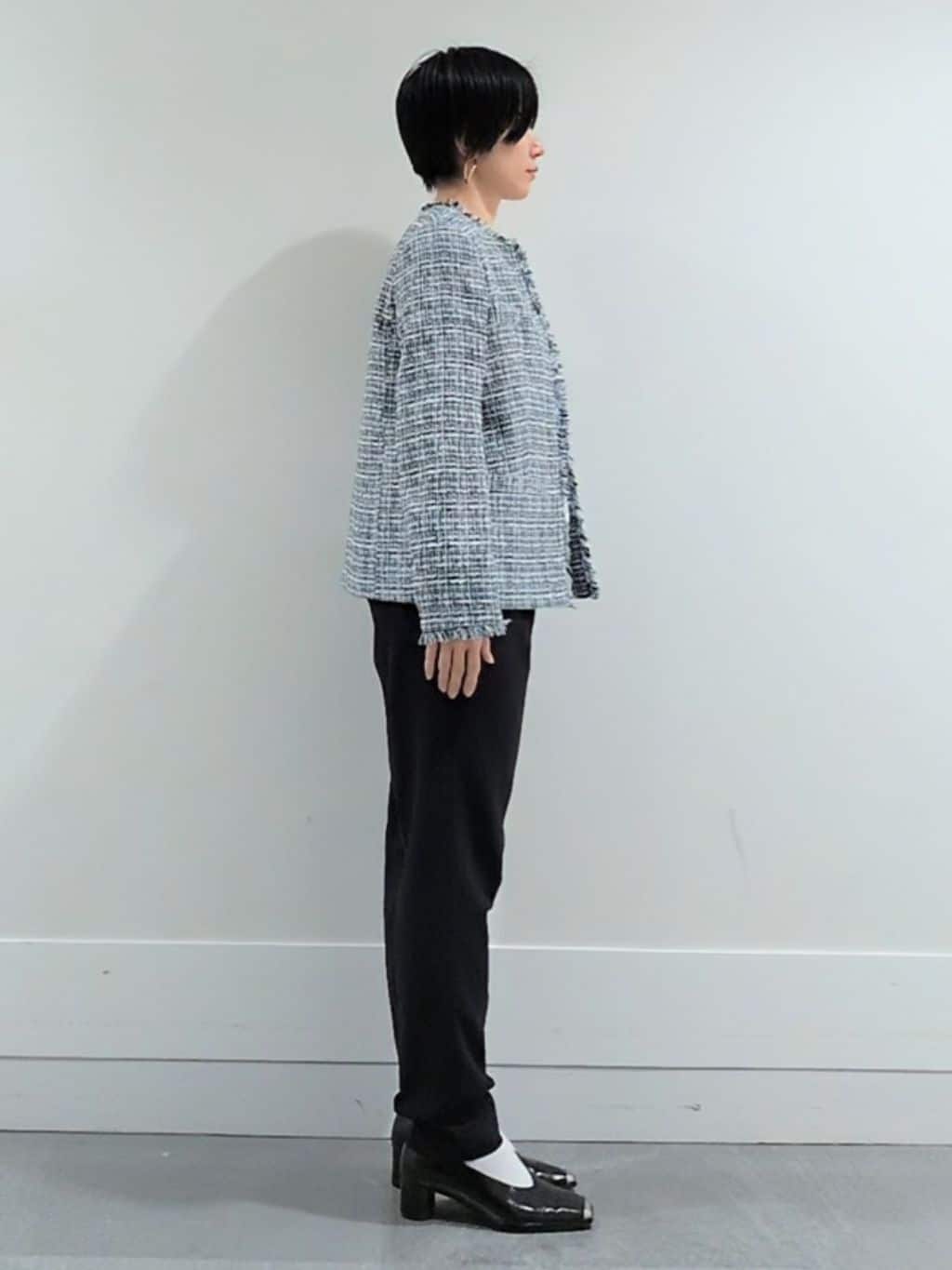 ミズタさんの「UNTITLED｜【透けにくい/ウエストイン見え】タックブラウス」を使ったコーディネート