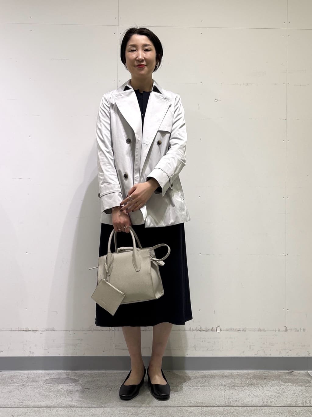 yuriさんの「INDIVI｜【上品光沢／SETUP可能】切り替えデザインジャケット」を使ったコーディネート