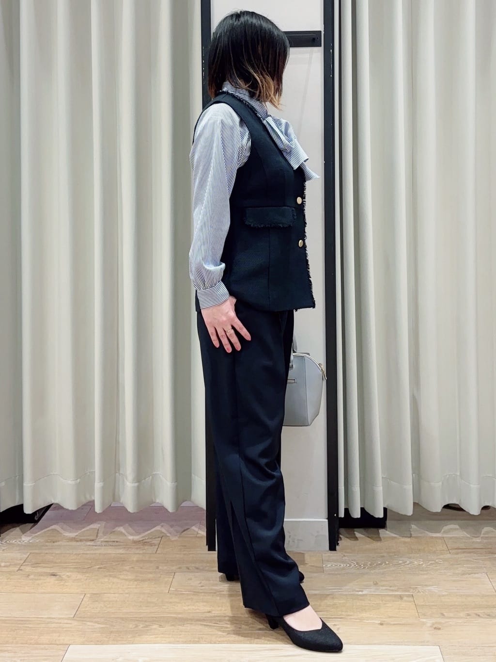 amamaさんの「grove｜【マシンウォッシュ/防シワ/S-3L】着回しできるカセット服ワイドパンツ」を使ったコーディネート
