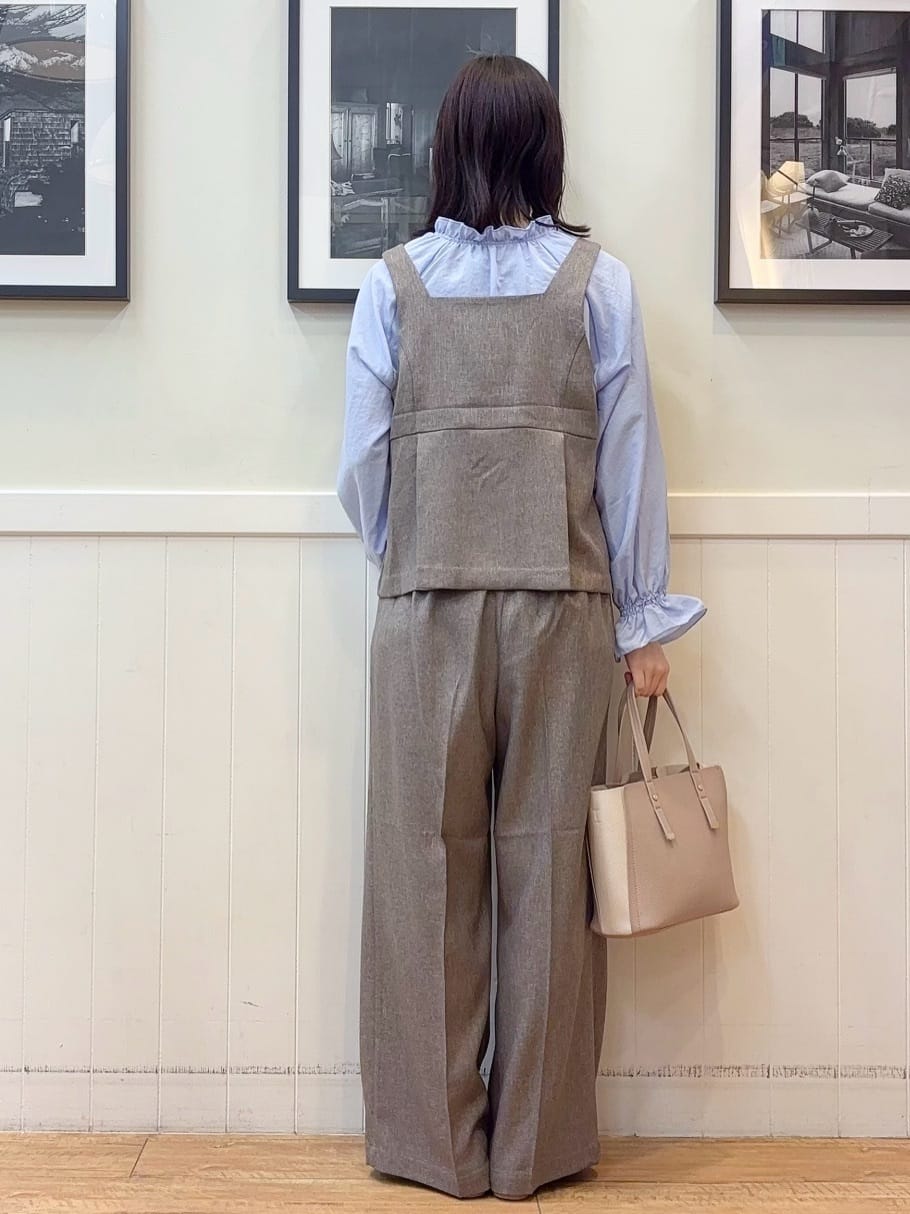 えぬさんの「SHOO･LA･RUE｜【2点セット/S-LL】着回し力も抜群 着るだけで決まる大人上品セットアップ」を使ったコーディネート
