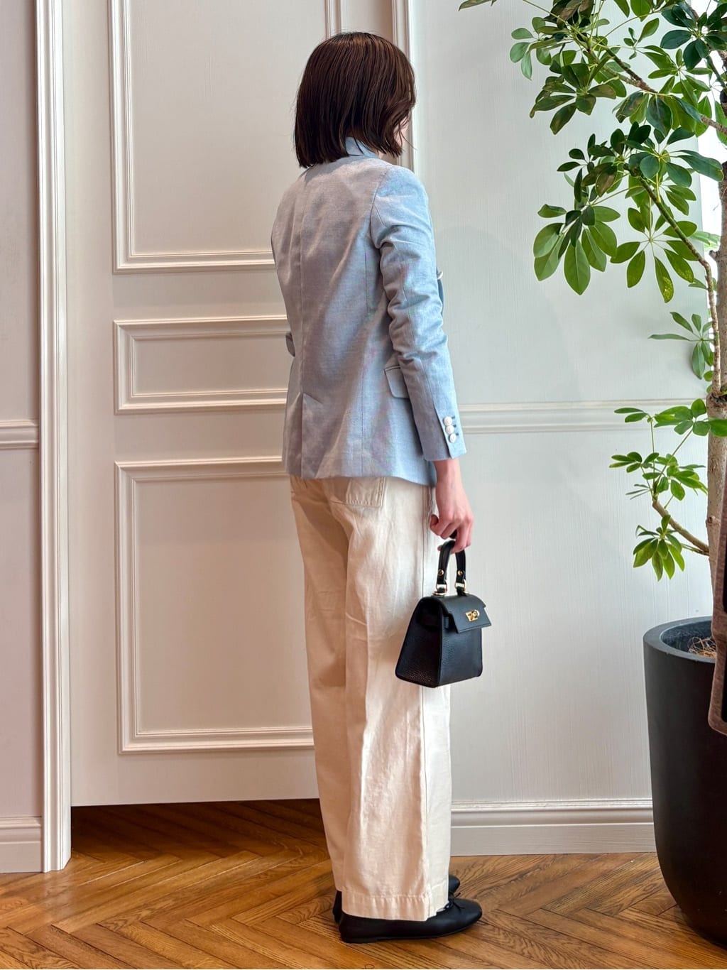 nakaoさんの「DRESSTERIOR｜◆【ウォッシャブル】コットンフルニードルボーダーニット」を使ったコーディネート