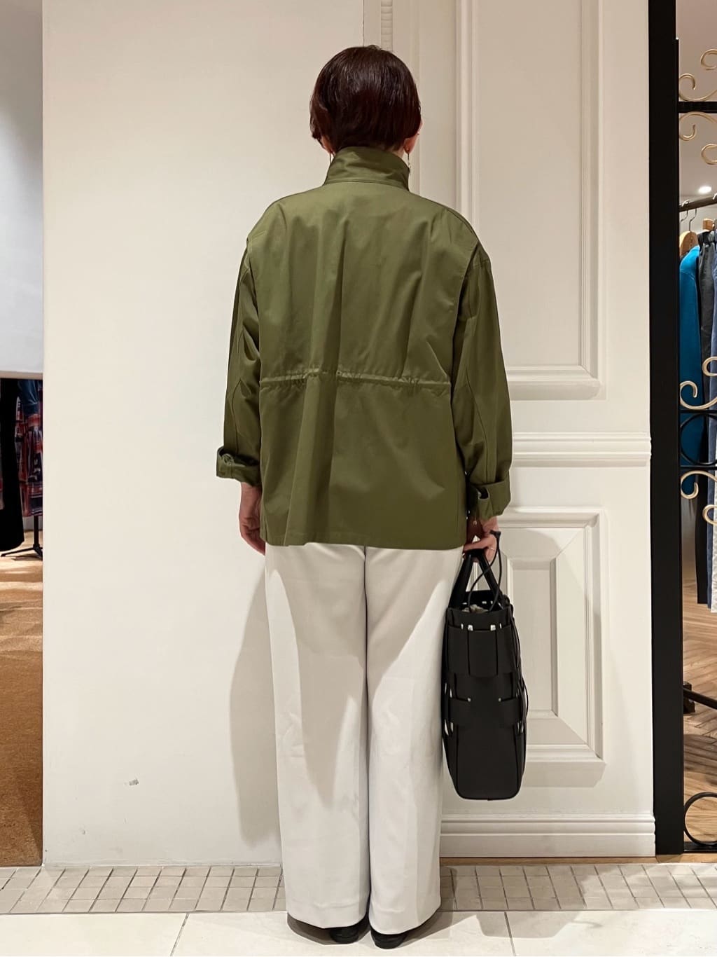 TAJIさんの「DRESSTERIOR｜【ウォッシャブル】コンパクトコットンミリタリーブルゾン」を使ったコーディネート